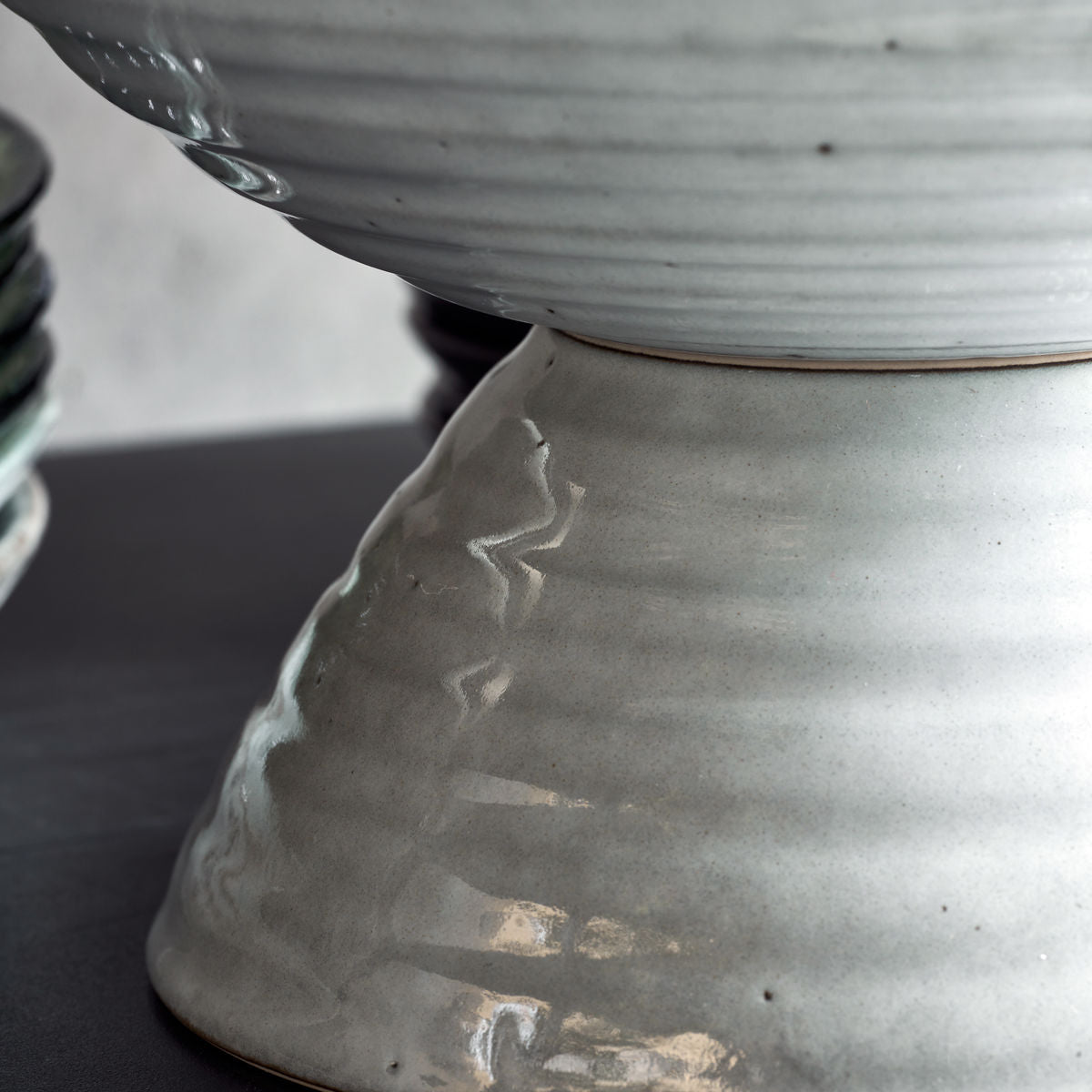 Servierschale Grau/Blau