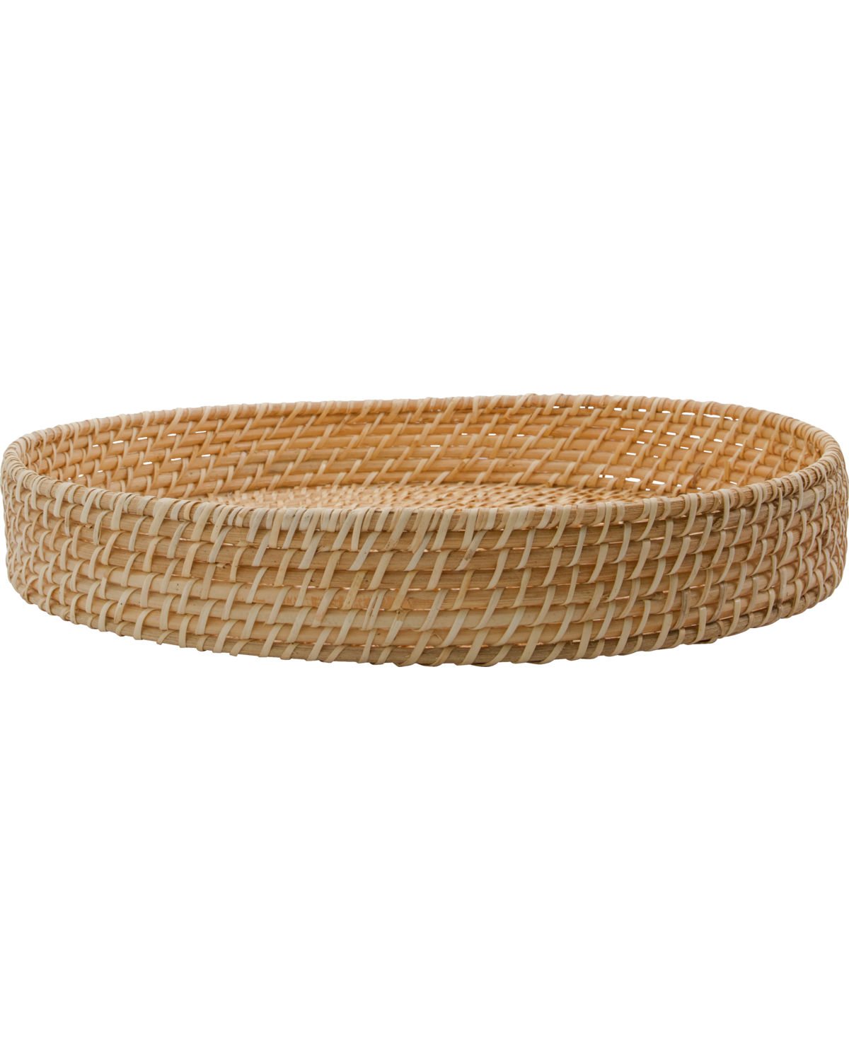 Tablett aus Rattan