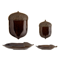 Schale Eicheln | braun