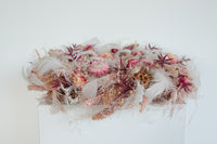 Adventskranz aus Trockenblumen | rose