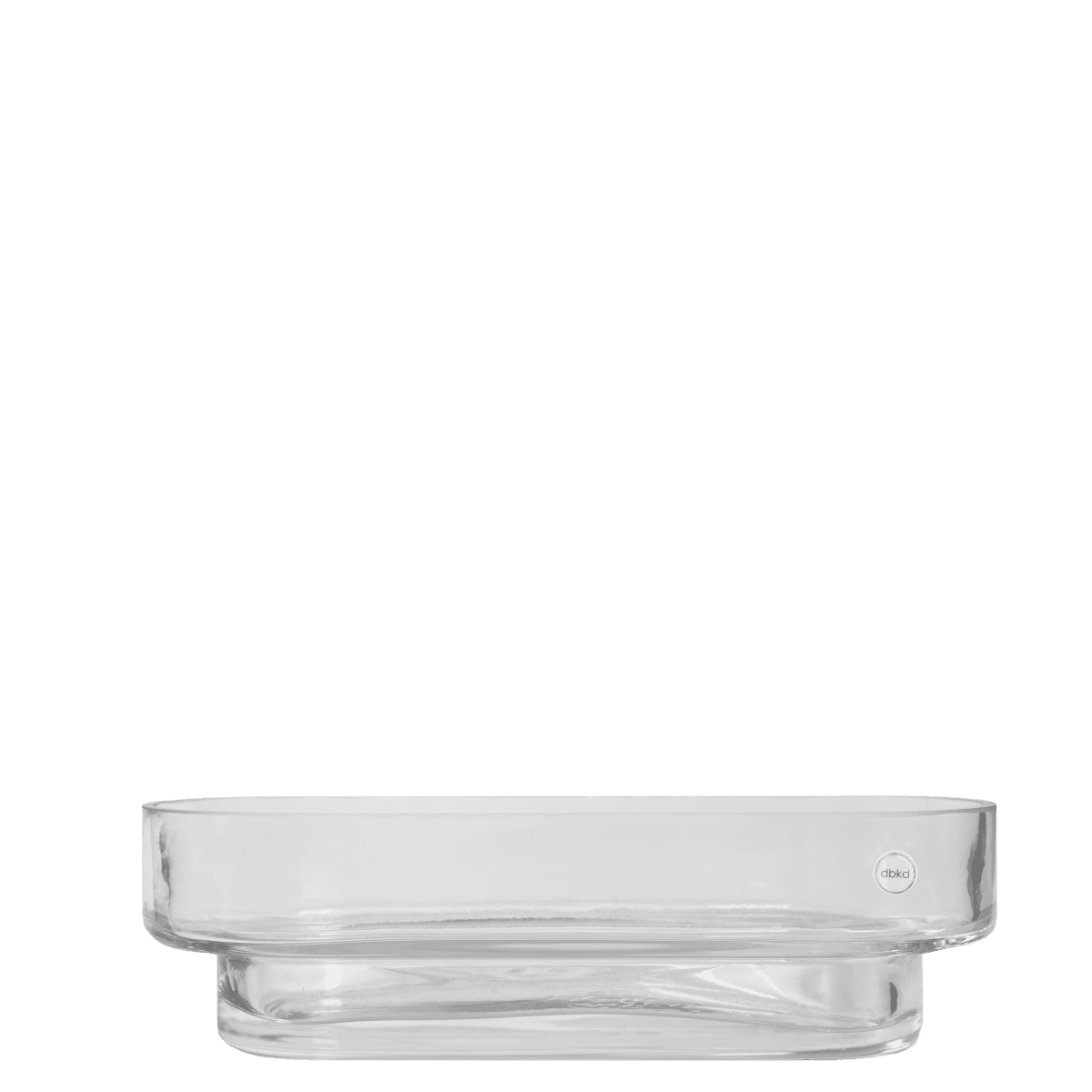 Schale aus Glas Oval