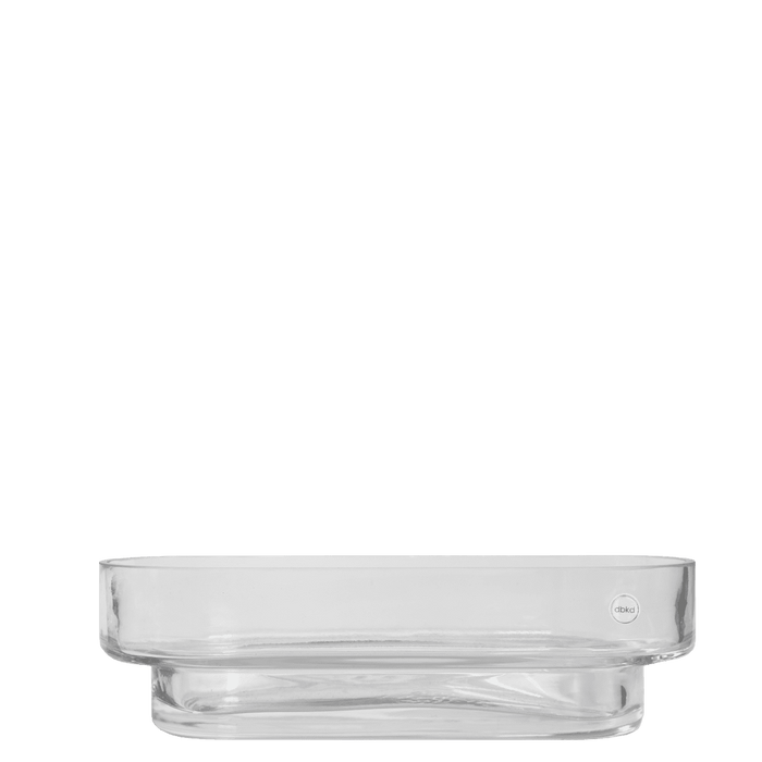 Schale aus Glas Oval