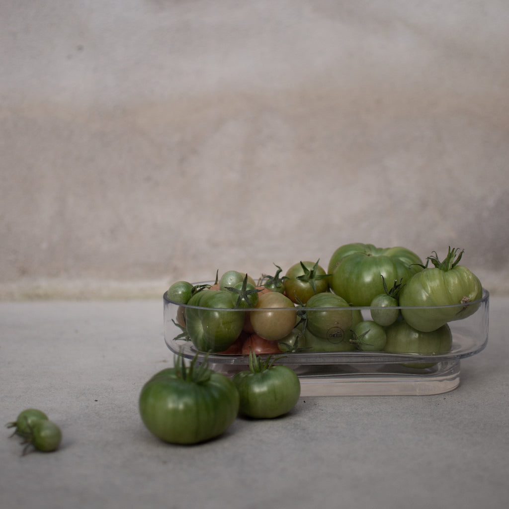 Schale aus Glas Oval