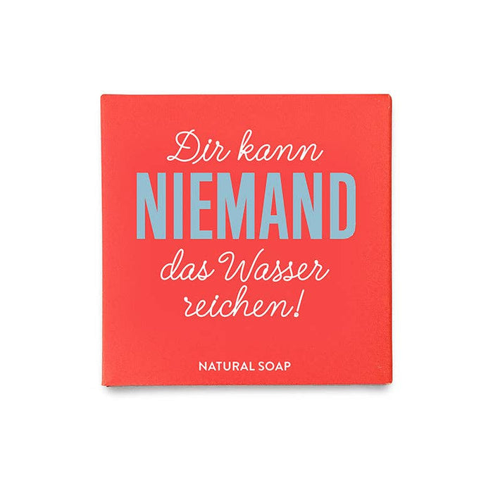 Seife, Geschenk "Dir kann niemand das Wasser reichen"