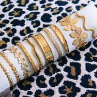 Armreif gewellt - gold