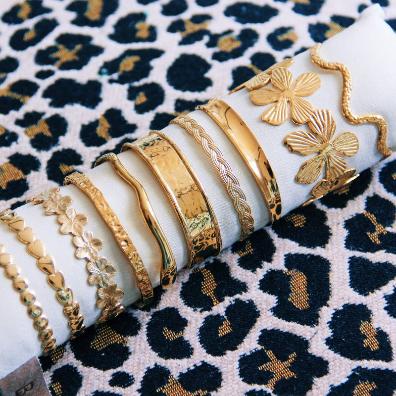 Armreif gewellt - gold