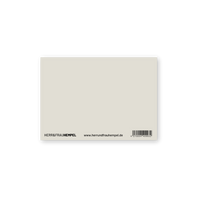 Mini-Postkarte - Smiley oliv-flieder