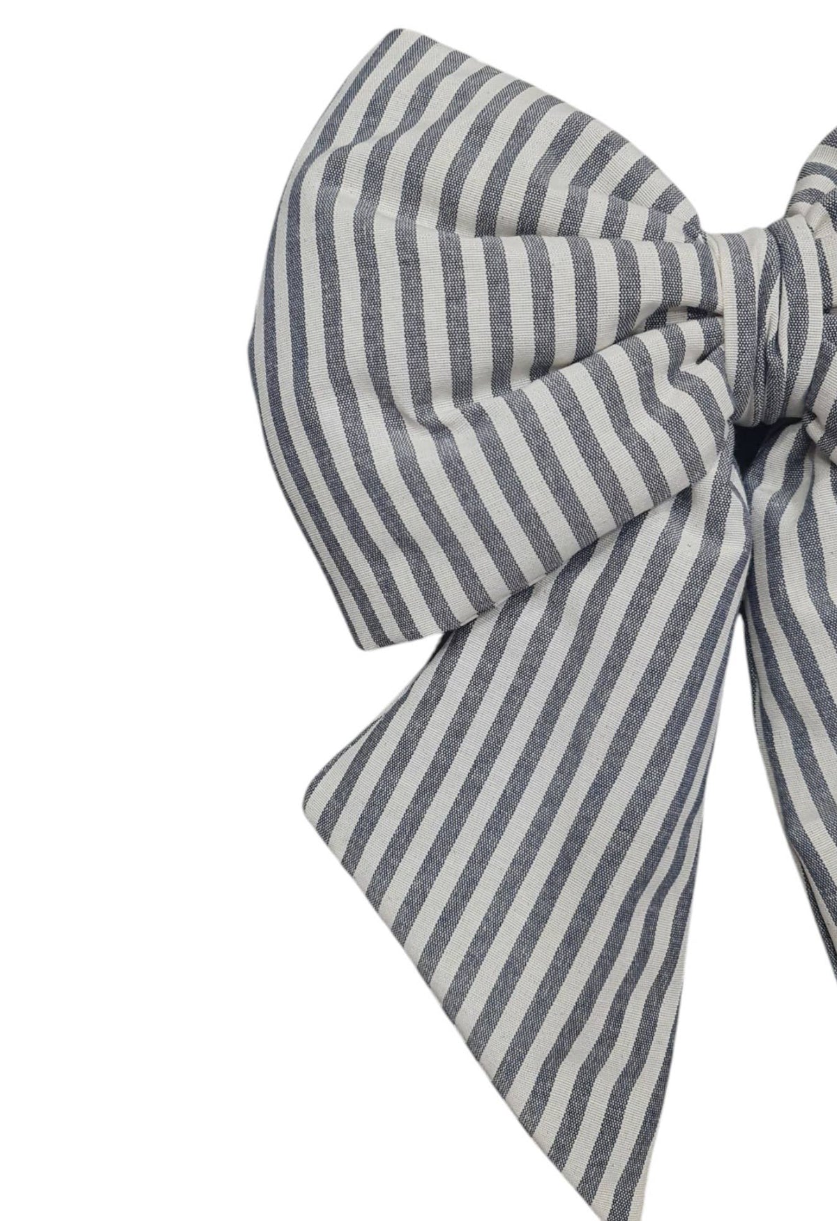 Gepolsterte Schleife aus Baumwolle mit Streifen | S