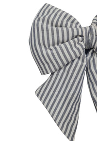 Gepolsterte Schleife aus Baumwolle mit Streifen | S