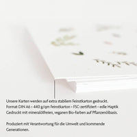 Postkarte Konfetti Fuchs
