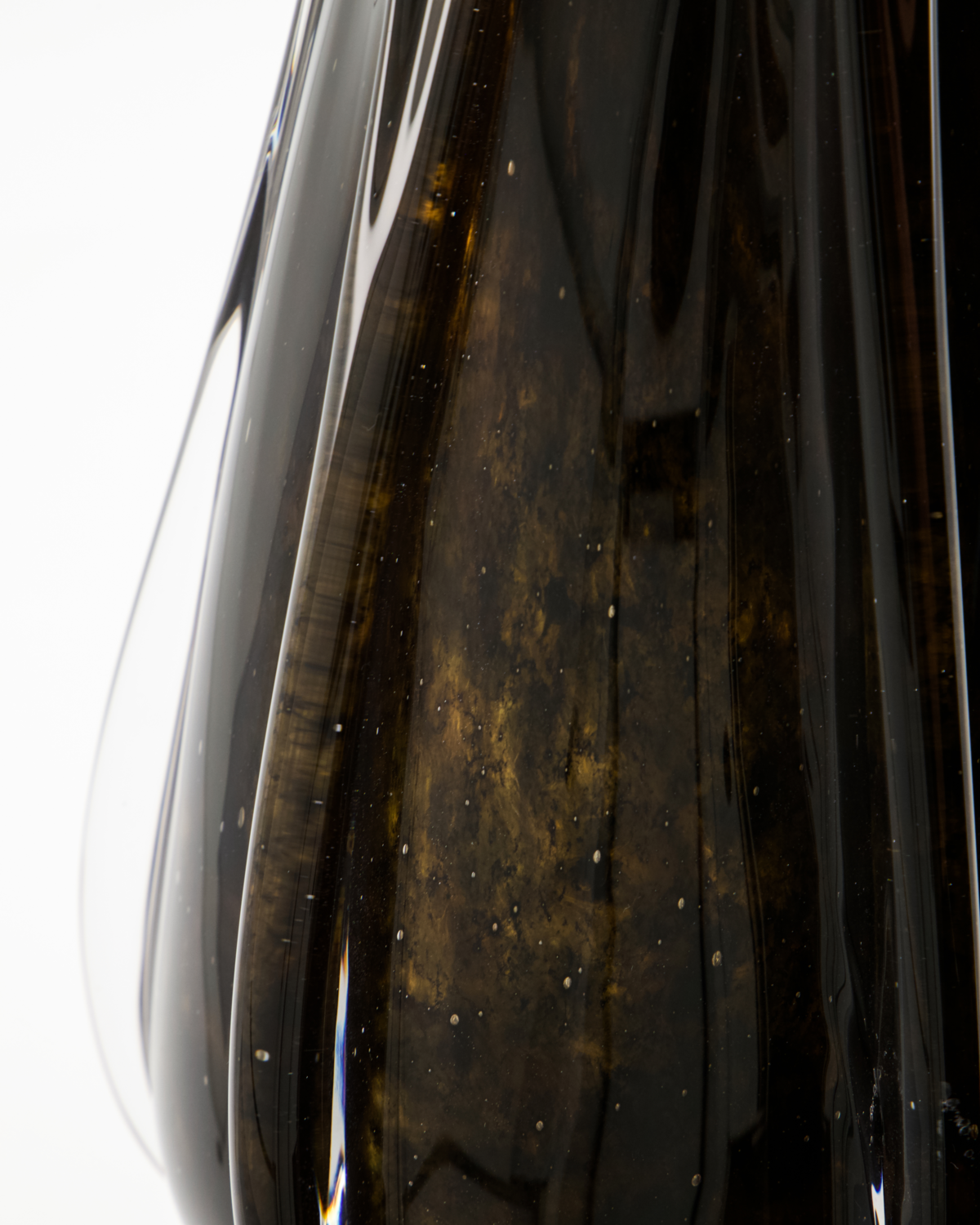 Vase Glas| Braun