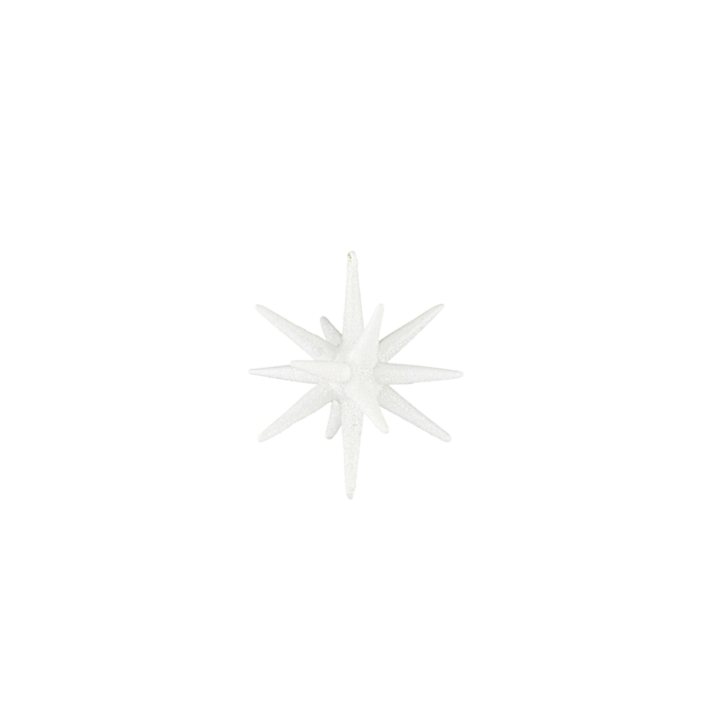 Weihnachtsschmuck Sterne, 4er Set Weiss