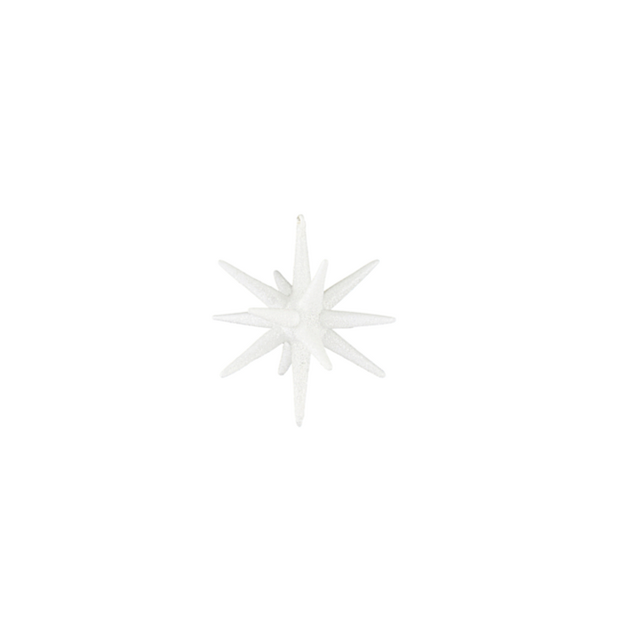 Weihnachtsschmuck Sterne, 4er Set Weiss