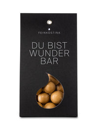 Du bist wunderbar - Haselnuss Dragees mit Karamellschokolade