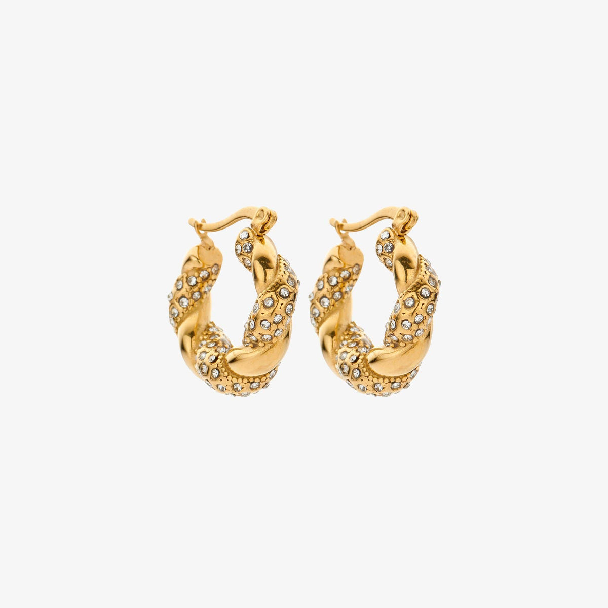 Ohrringe gold/steine