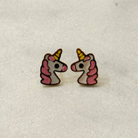 Einhorn Ohrringe, Stecker