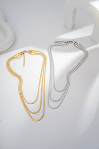Trio Eleganz Halskette – Mehrreihiger