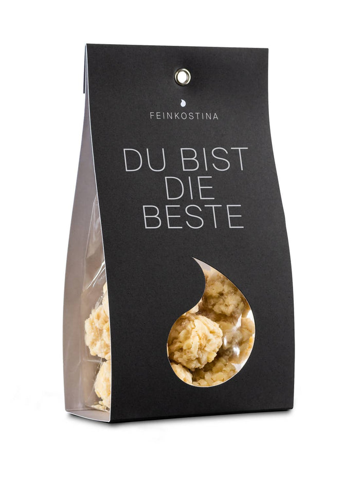 Du bist die Beste - Haselnuss Trüffel mit Vollmilchschokolad