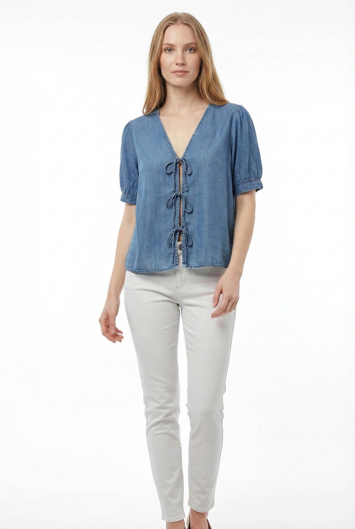 Jeansbluse