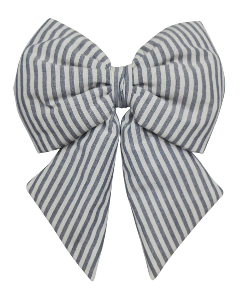 Gepolsterte Schleife aus Baumwolle mit Streifen | L
