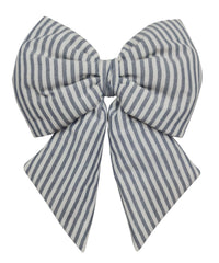Gepolsterte Schleife aus Baumwolle mit Streifen | S