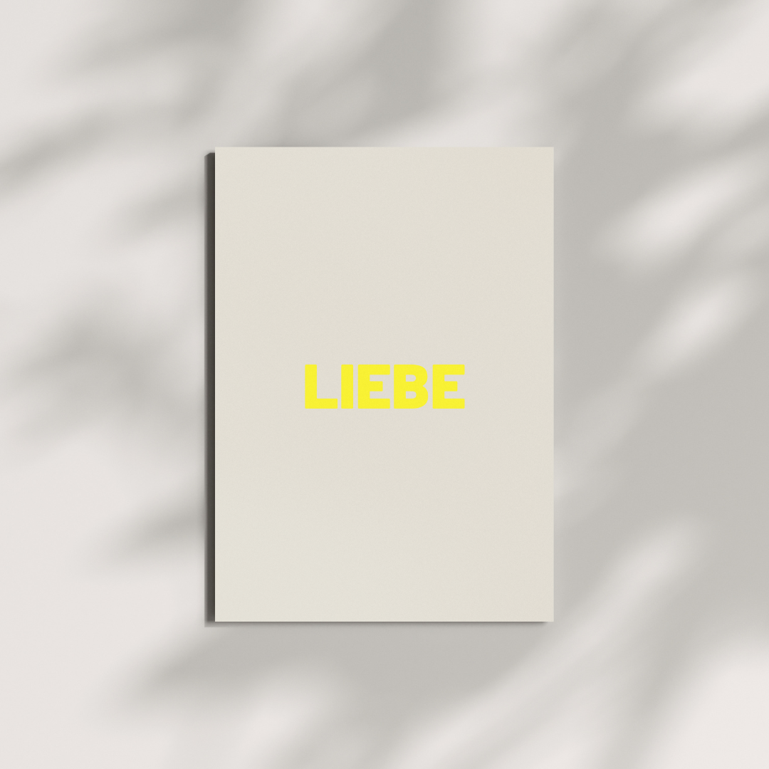 Postkarte - LIEBE