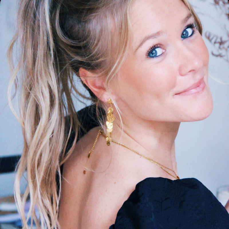 Ohrringe, Hänger mit Plättchen