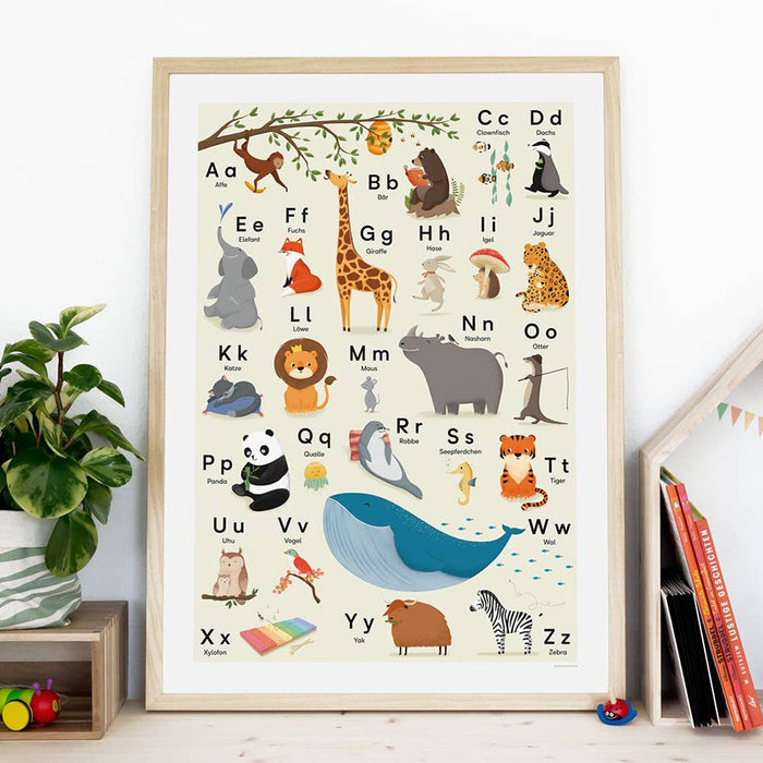 ABC Poster Tieralphabet Din B2