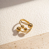 Verstellbarer Ring mit Kugeln
