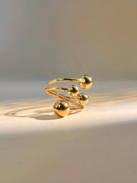 Verstellbarer Ring mit Kugeln