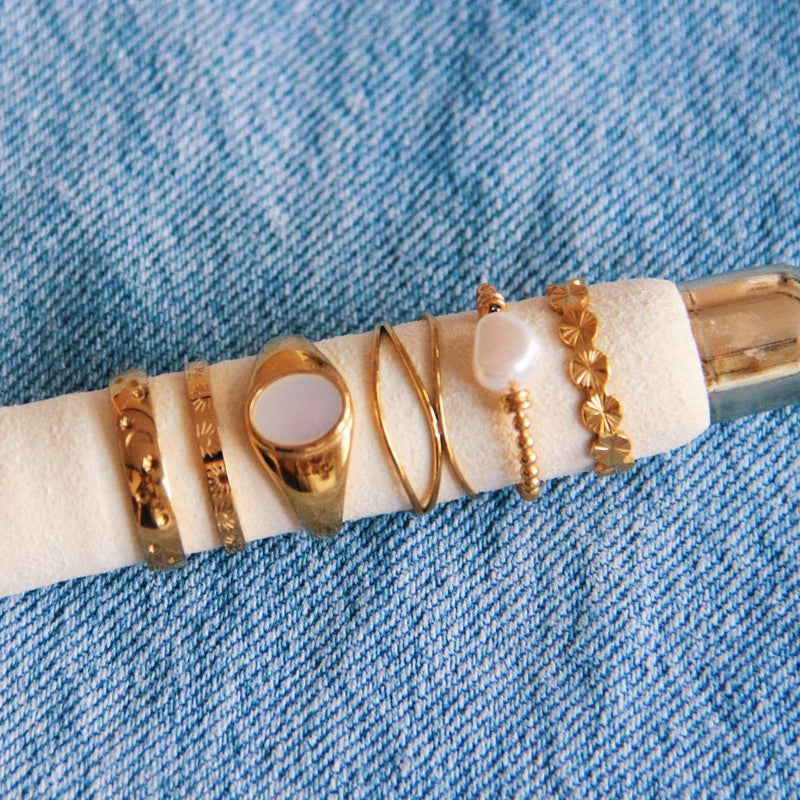 Mehrschichtiger Ring - Gold