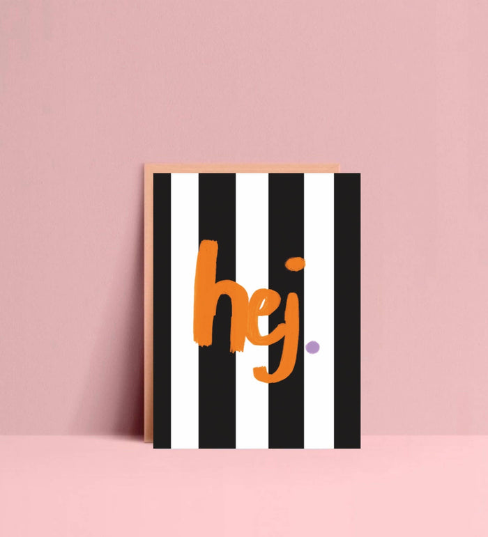 Hej  Postkarte