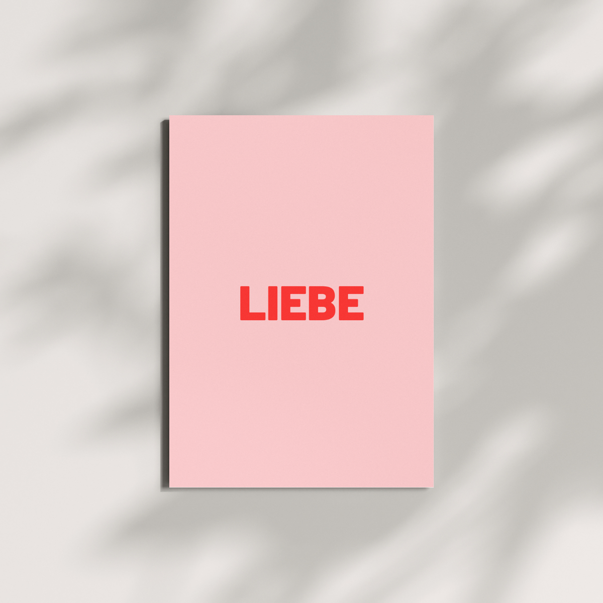 Postkarte - LIEBE