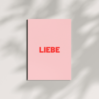 Postkarte - LIEBE