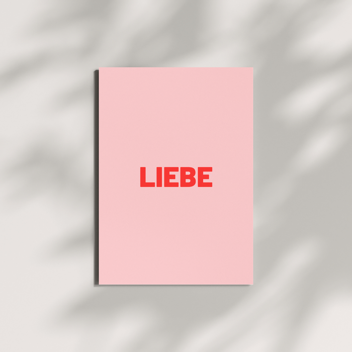 Postkarte - LIEBE