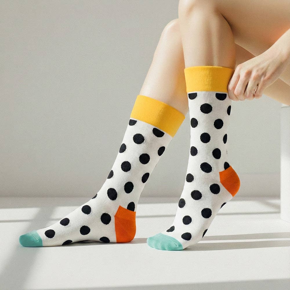 Socken mit Punkten