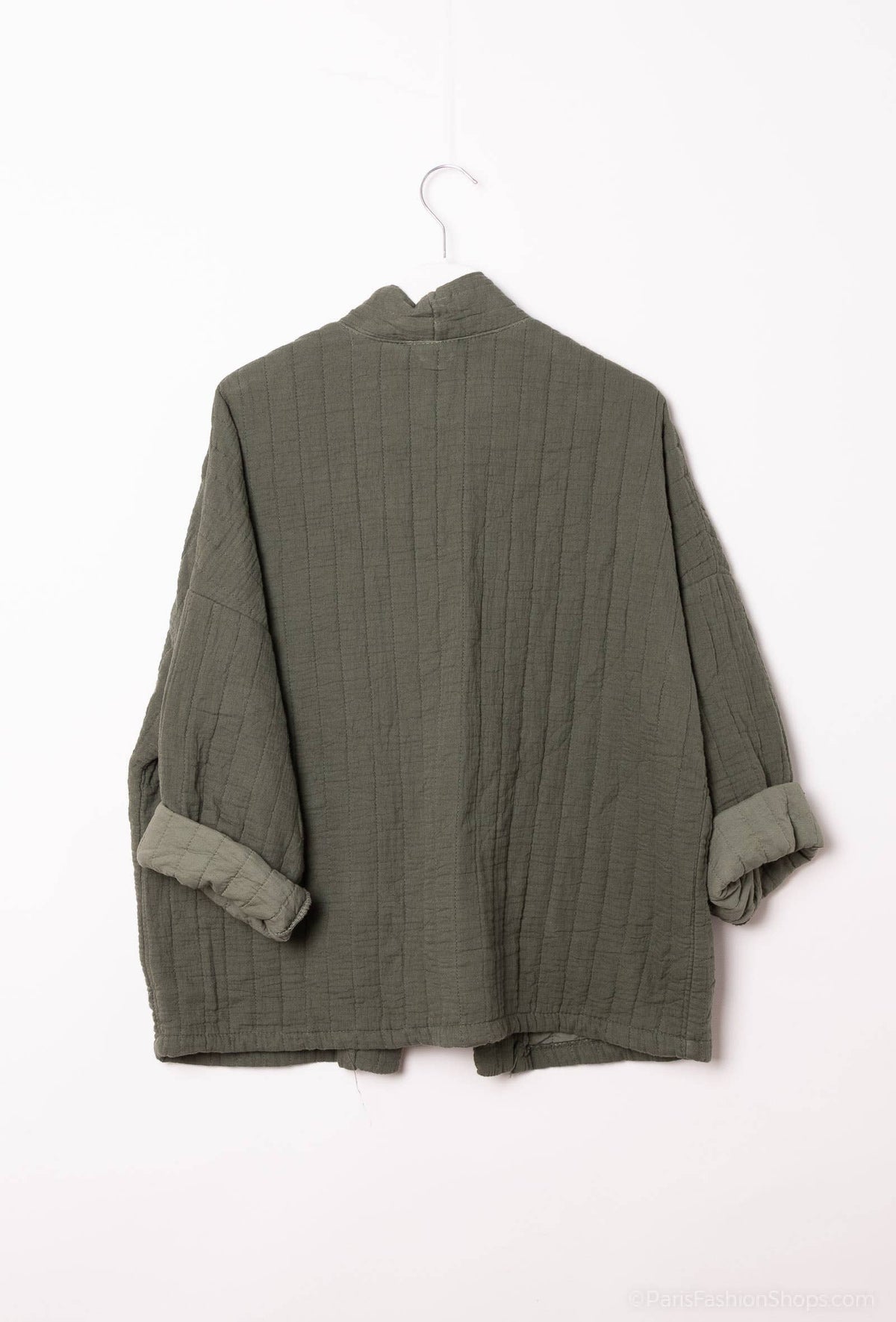 Gesteppte Kimono-Jacke