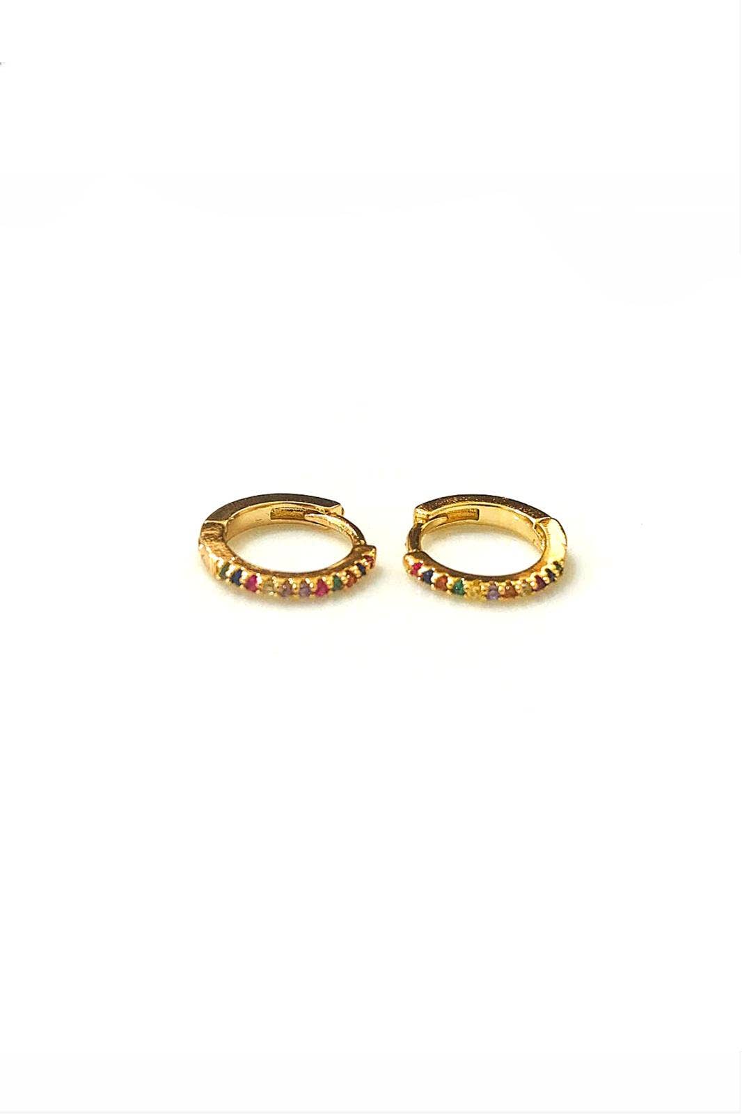 Mini Creolen in Gold