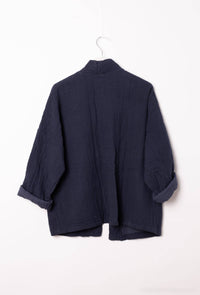 Gesteppte Kimono-Jacke