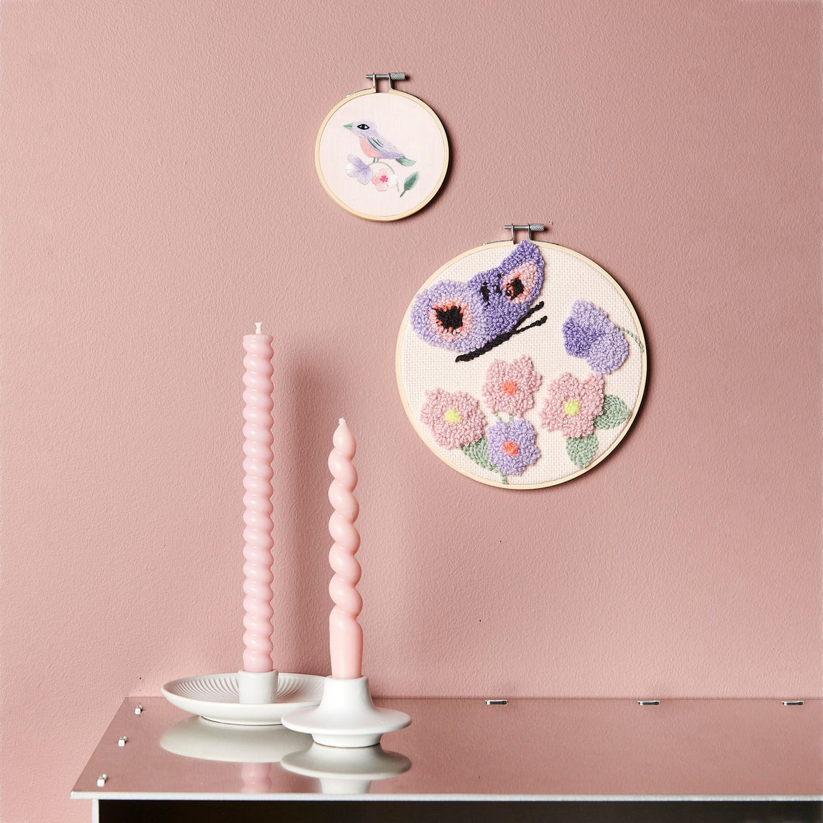 DIY Set Punch Needle -  Schmetterling