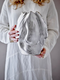 Bobby Vase, Silber, Steingut