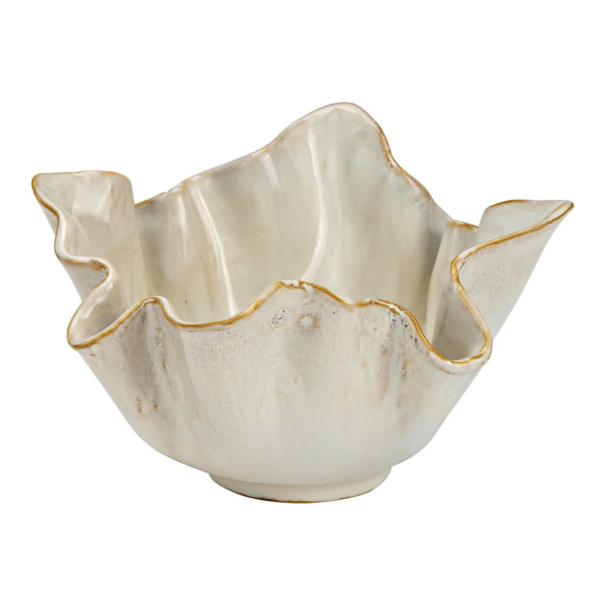 Schale aus Keramik, Beige