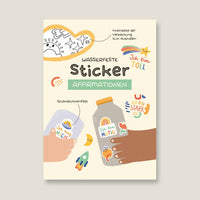 Wasser- und Spülmaschinenfeste Sticker Affirmationen