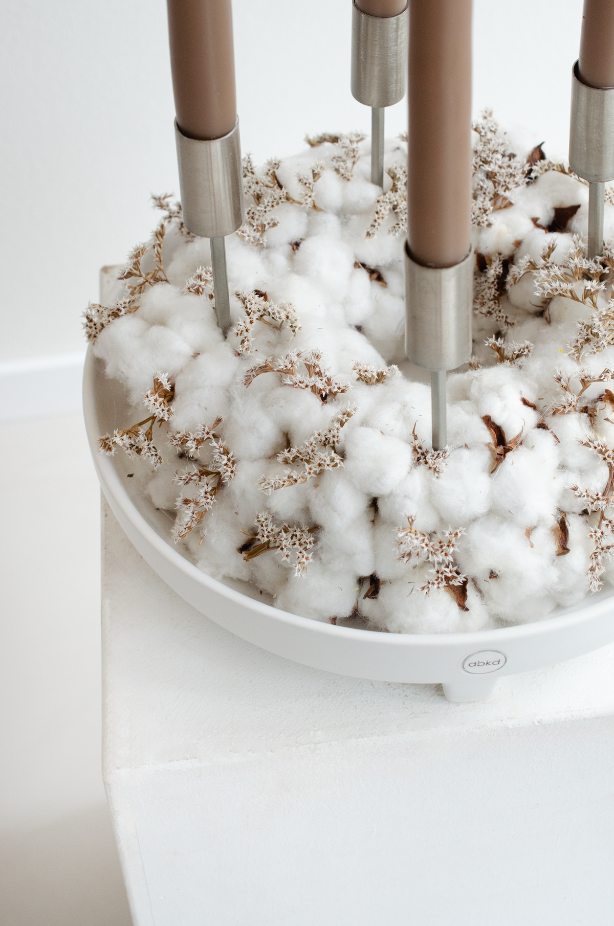 Workshop Adventskranz aus Baumwolle