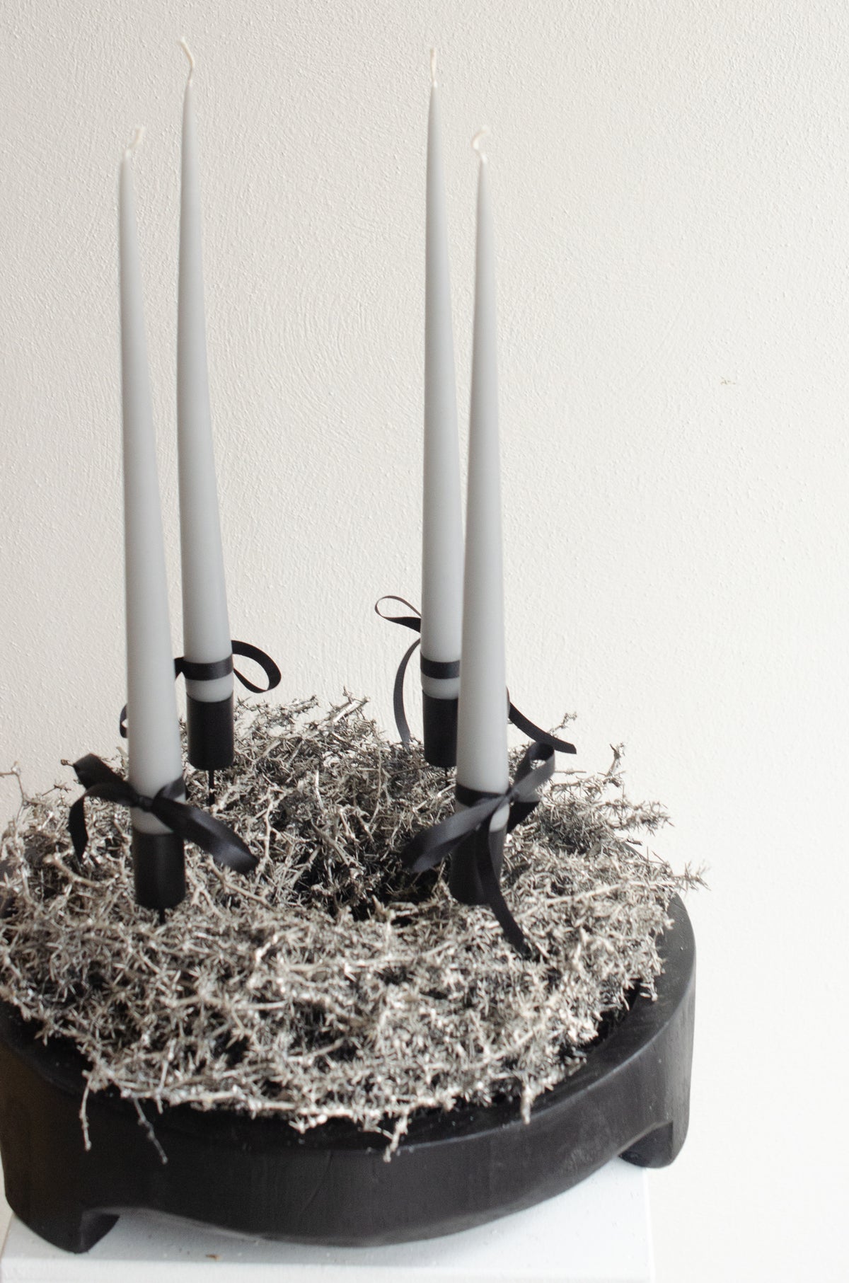 Adventskranz aus Asparagus