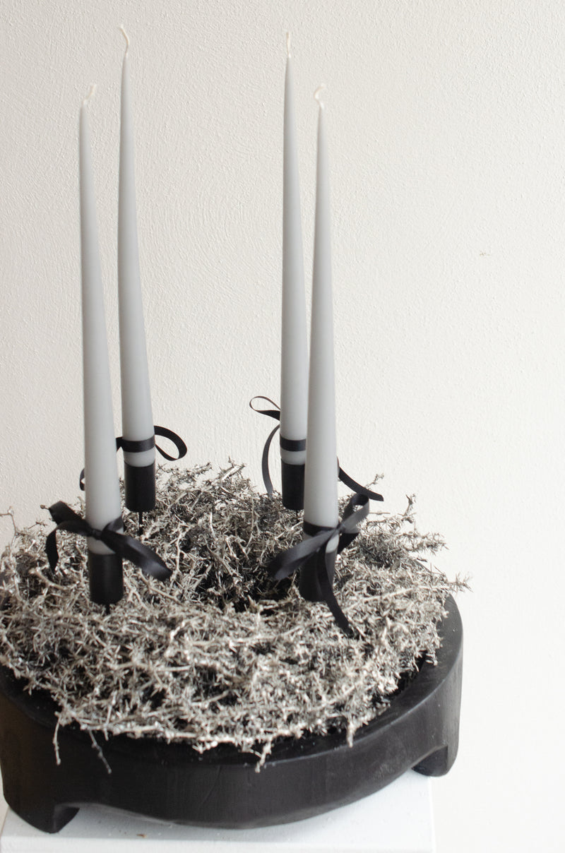 Adventskranz aus Asparagus