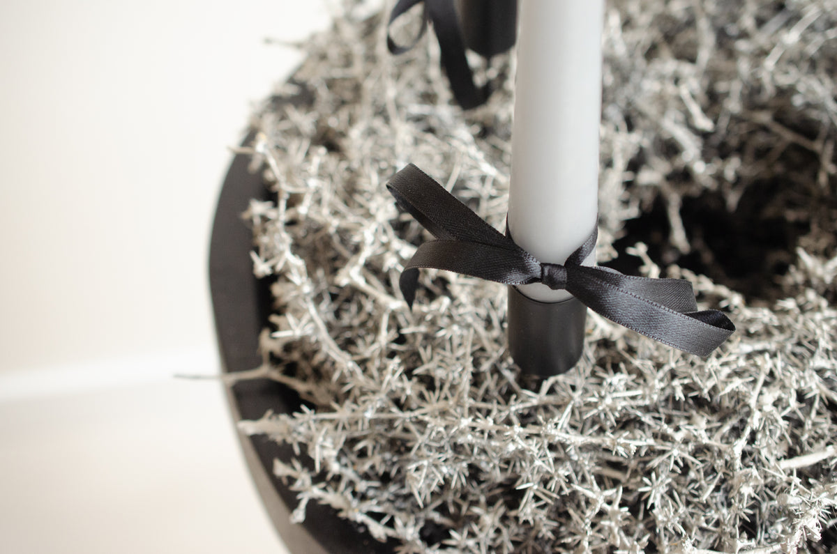 Adventskranz aus Asparagus