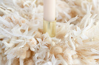 Adventskranz Trockenblumen | creme weiss