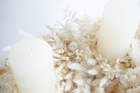 edler Adventskranz mit Kugeln