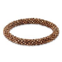 Armband aus facettierten Glasperlen